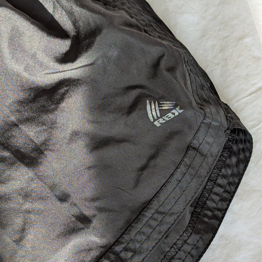 RBX Womens Workout Running Shorts Size S Small Black Athletic Built In Liner - Picture 4 of 8
